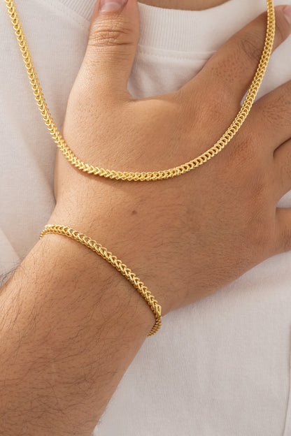 Cadena Franco – 65 cm Oro Laminado