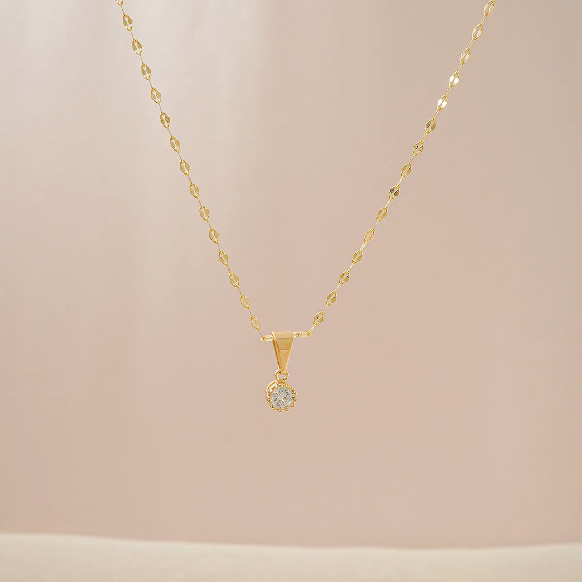 Cadena Espejo Mediana – 45 cm Oro Laminado