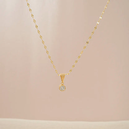 Cadena Espejo Mediana – 45 cm Oro Laminado