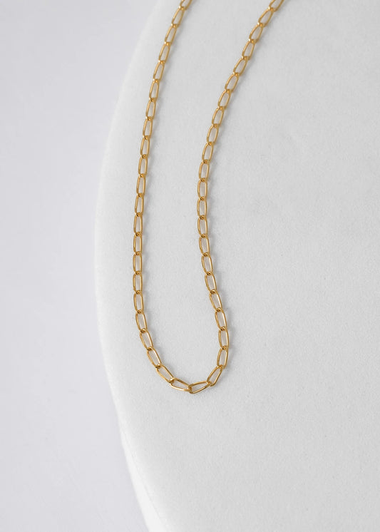 Cadena Grumetta Rada IT – 45 cm en Oro Laminado