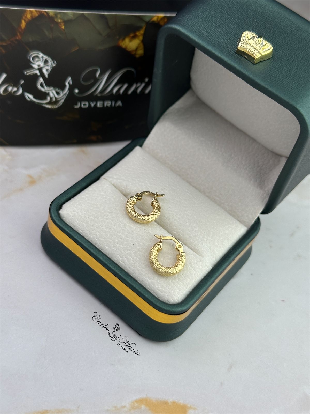 Candongas en Oro 18K