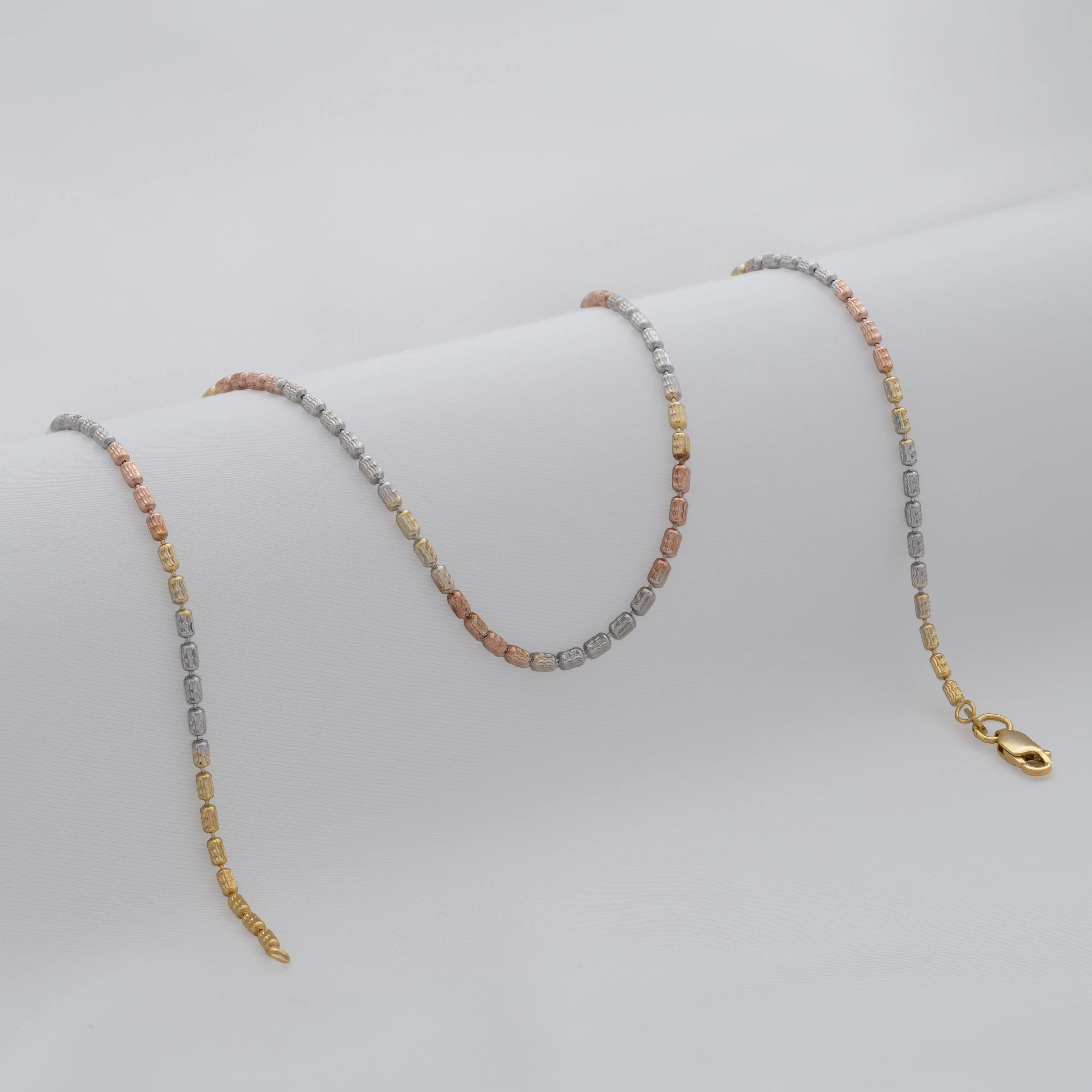 💎 Cadena Barril Nova IT 65 cm en Oro Laminado ✨