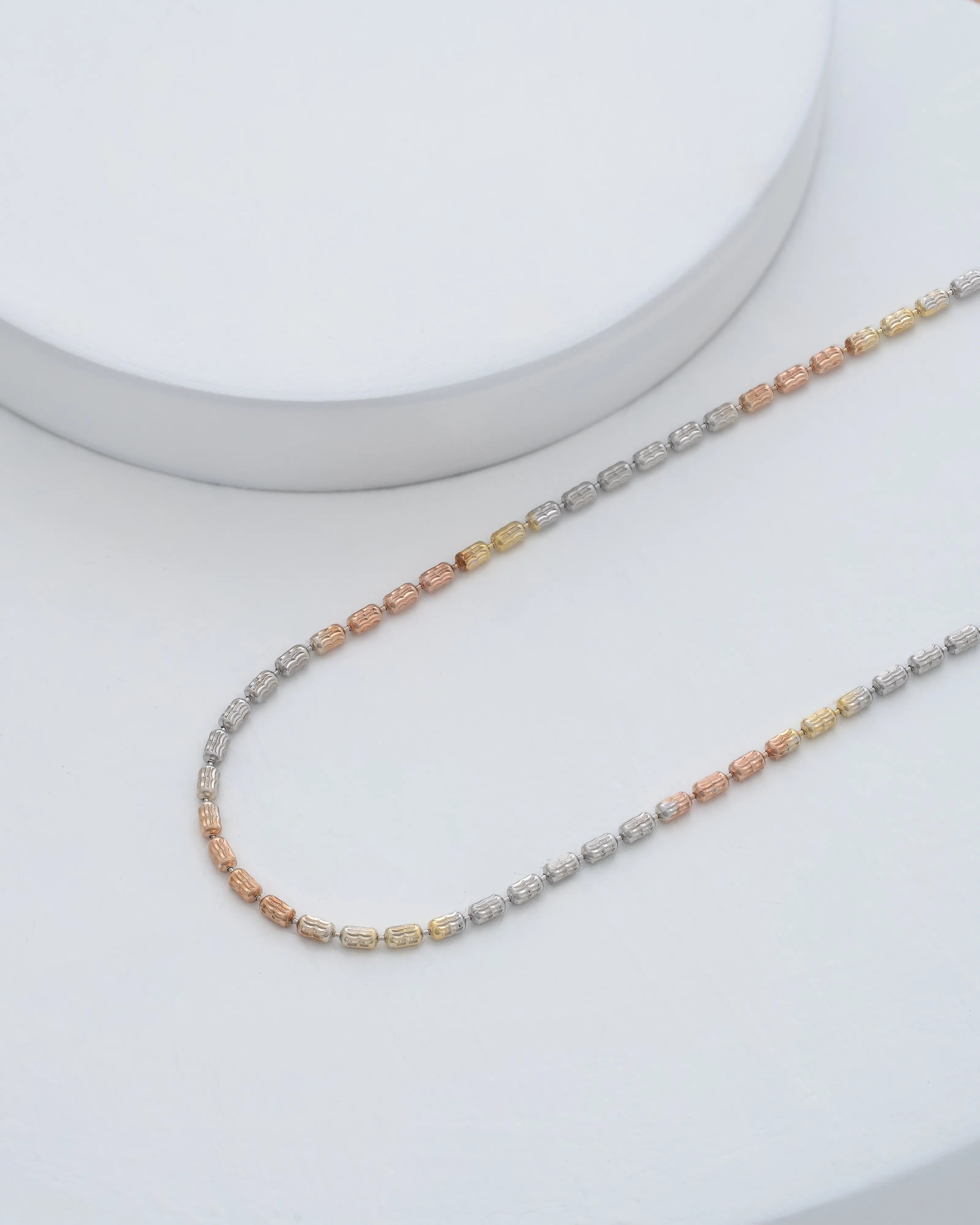 💎 Cadena Barril Nova IT 65 cm en Oro Laminado ✨