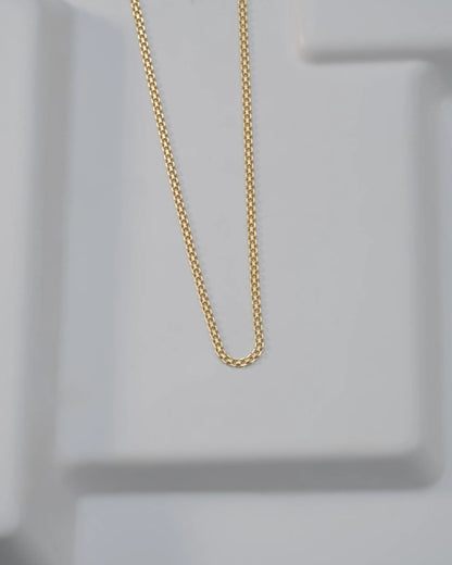 Cadena China IT 2 mm 60 cm en Oro Laminado