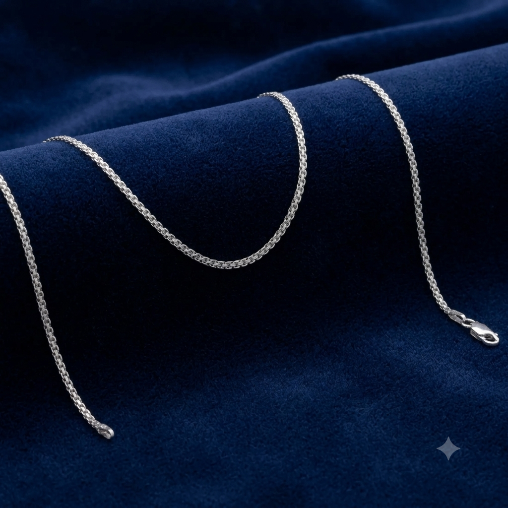 Cadena China 2 mm 45 cm en Plata