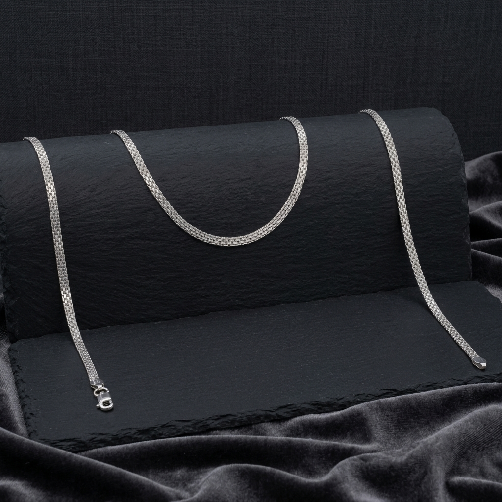 Cadena China 3 mm 65 cm en Plata