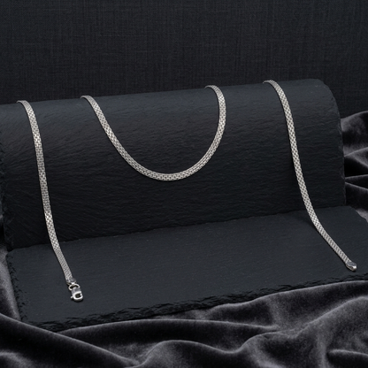 Cadena China 3 mm 65 cm en Plata