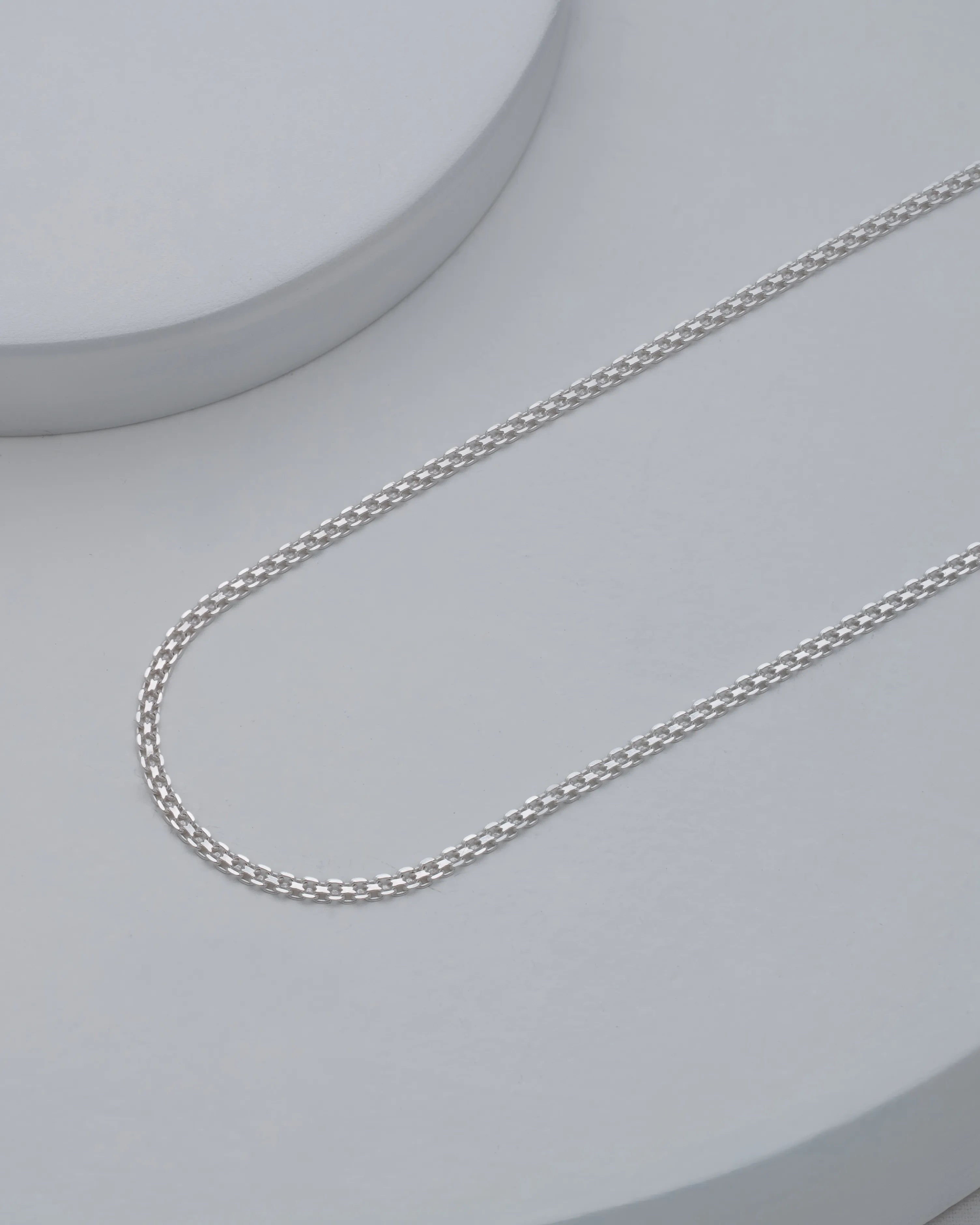 Cadena China 2 mm 65 cm en Plata