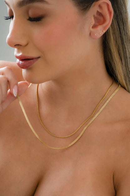 Cadena Veneciana 3 mm – 65 cm Oro Laminado