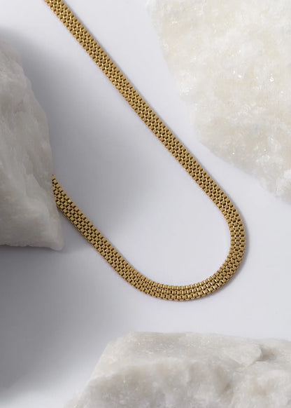 Cadena Veneciana 3 mm – 65 cm Oro Laminado