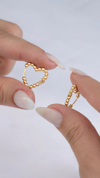 CandongaS Coeur 17,2 mm en Oro Laminado