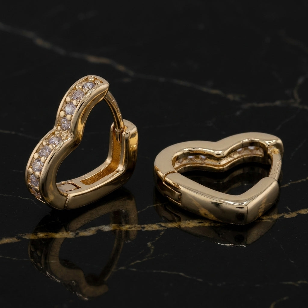 Candongas Amare 12 mm en Oro Laminado