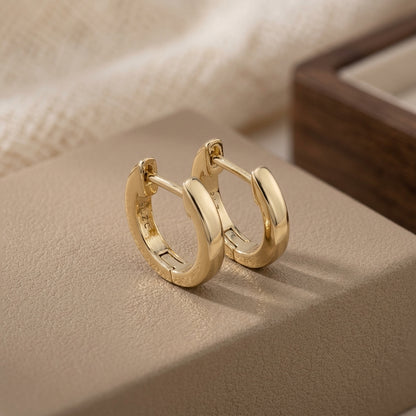 Candongas Avalon 10 mm en Oro Laminado