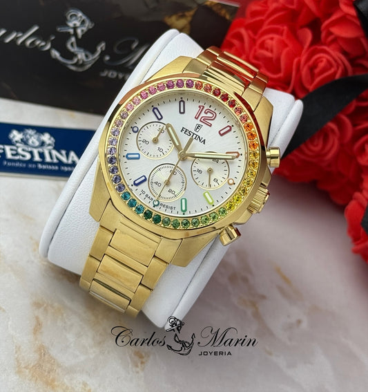 Reloj Análogo para Mujer Festina Multicolor F20609/2