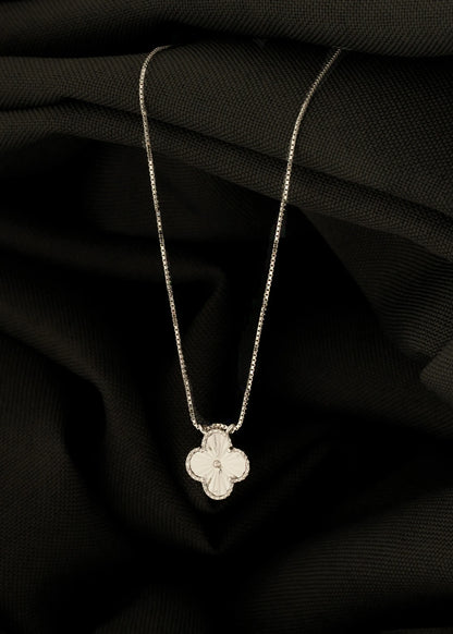 Gargantilla Clover de 45 cm + Extensión en Plata