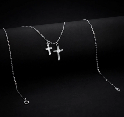 Gargantilla Faith Lumière – 45 cm en Plata