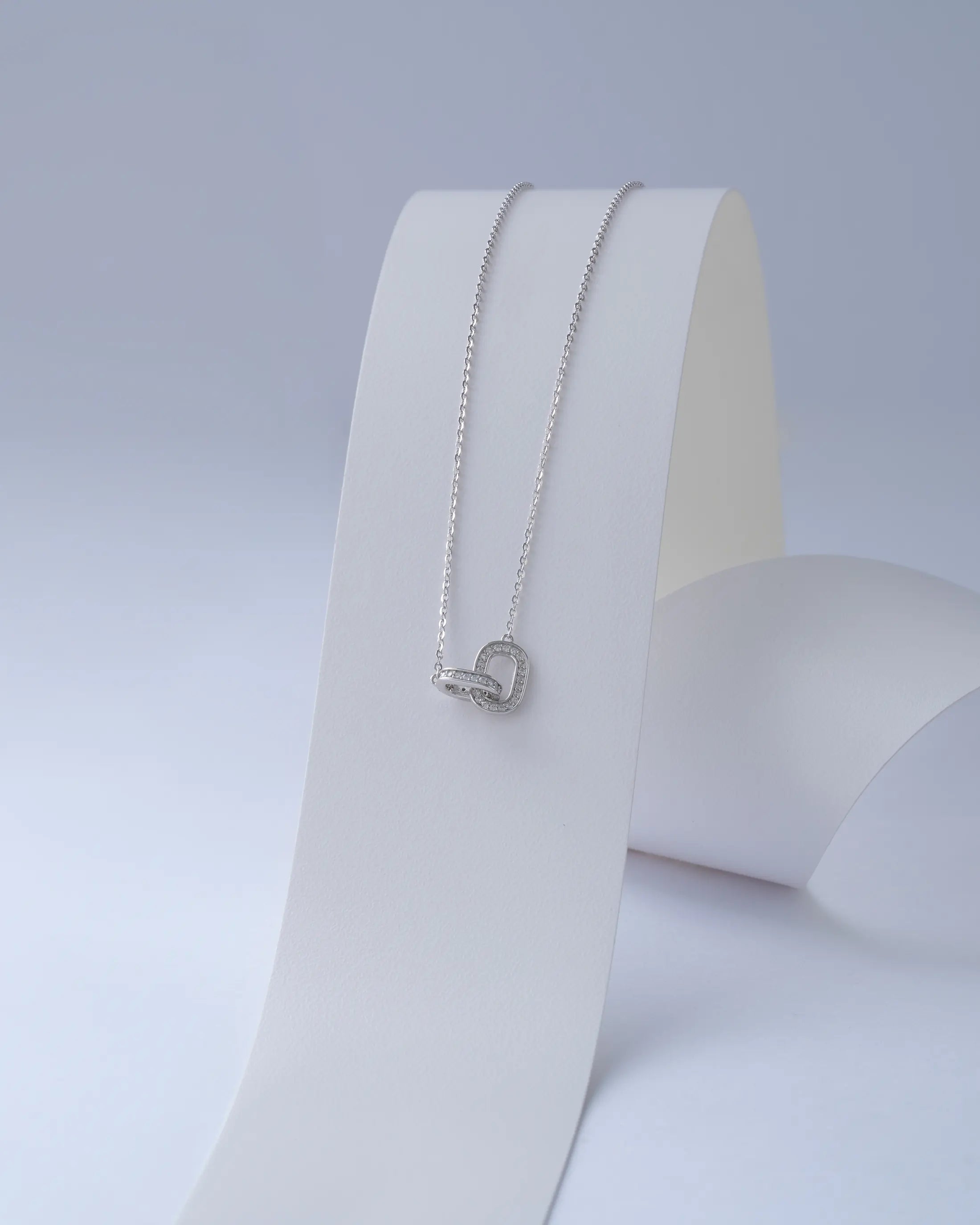 Gargantilla Norex Link MT – 45 cm en Plata