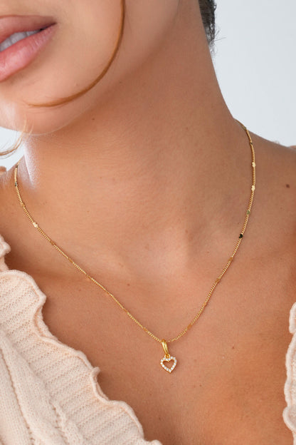 Dije Heartsy en Oro Laminado