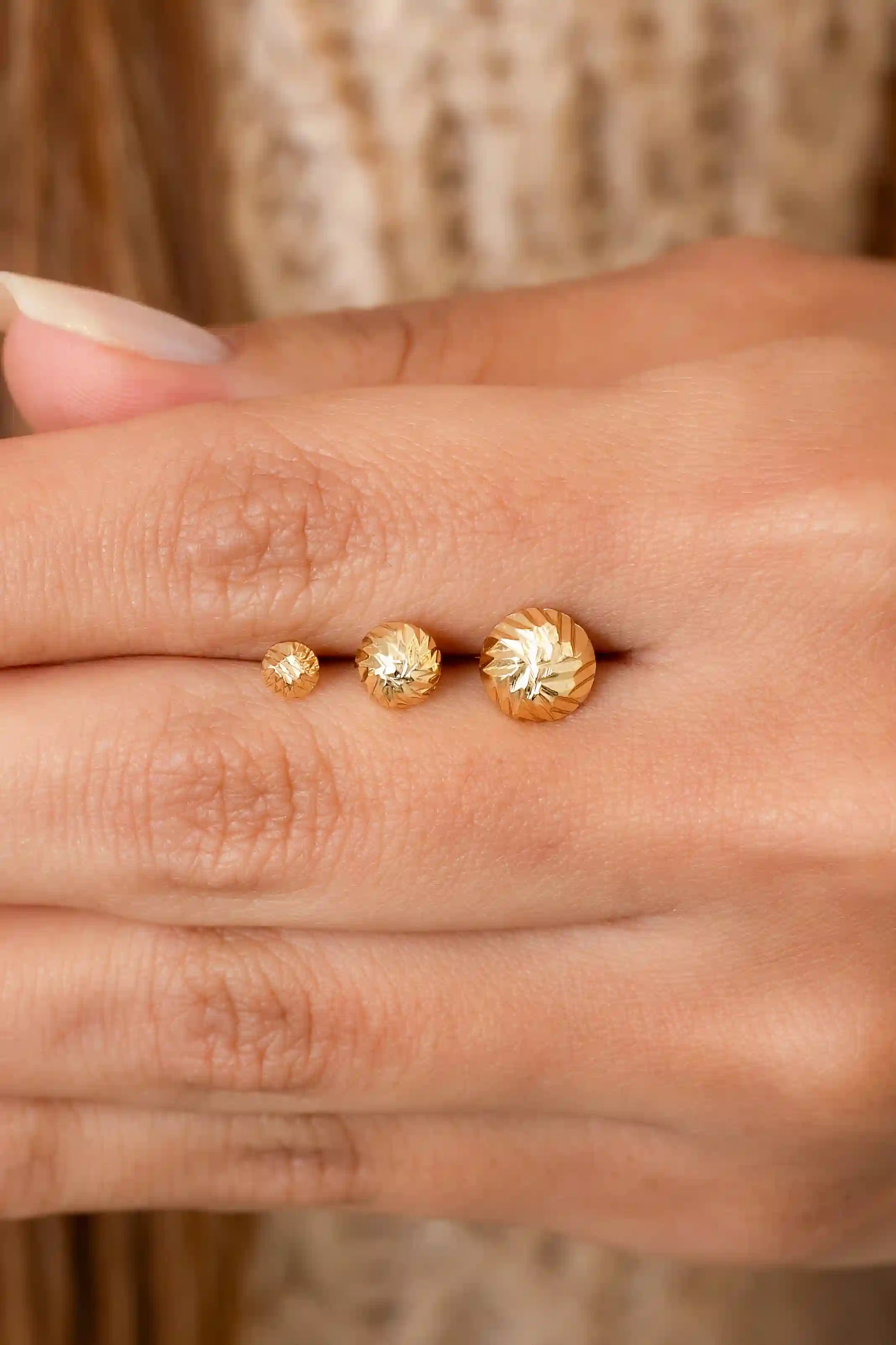 Topos Balín Italy 6 mm Oro Laminado 💎✨