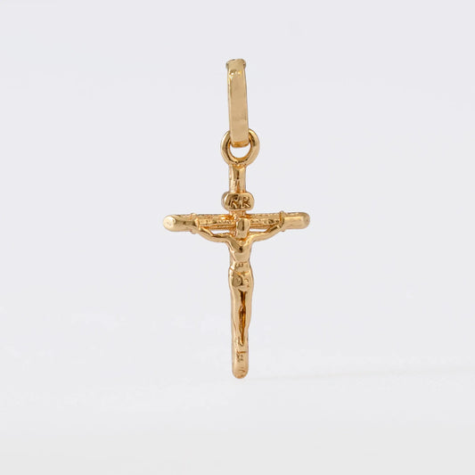 Dije INRI Redentor Mini en Oro Laminado