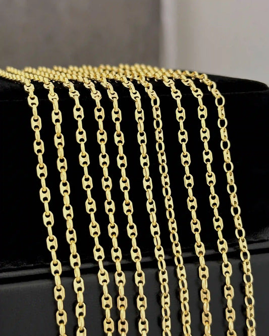 Cadena G-cci IT 2.5 mm – 65 cm en Oro Laminado