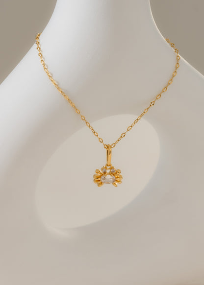 Dije Krabs en Oro Laminado