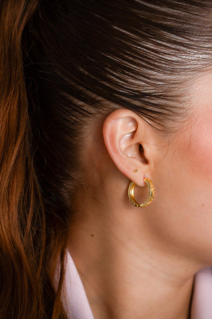 Candongas CT Clou Oro Laminado