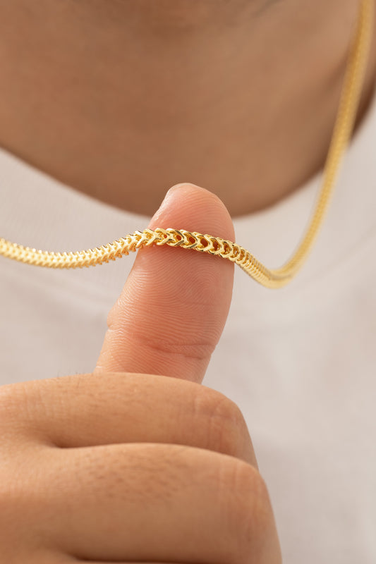 Cadena Franco – 65 cm Oro Laminado