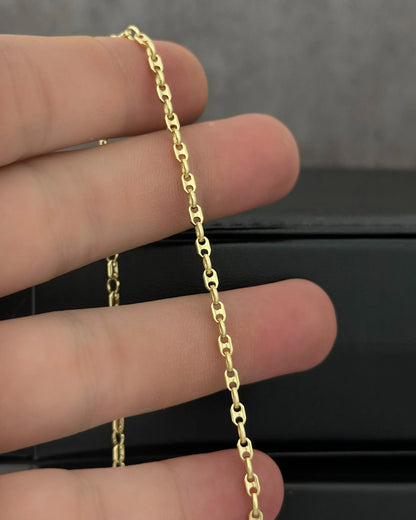 Cadena G-cci IT 2.5 mm – 65 cm en Oro Laminado