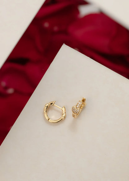 Candongas Love Whisper Oro Laminado
