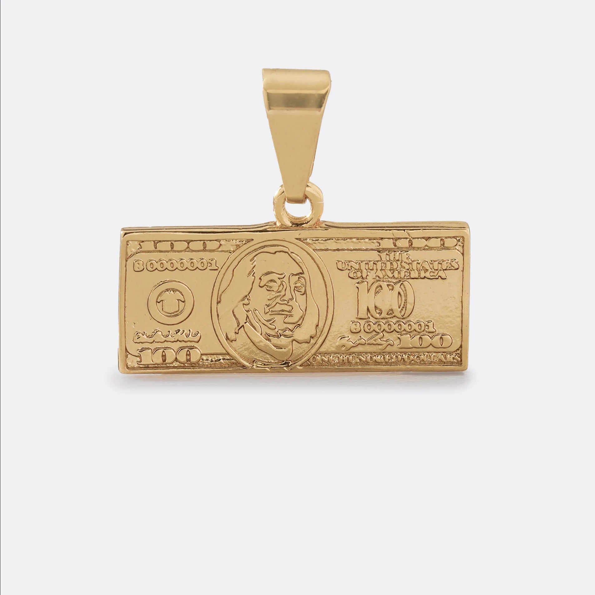 Dije Dólar en Oro Laminado