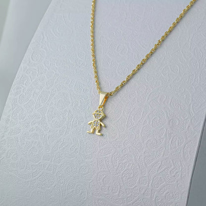 Dije Niño en Oro Laminado