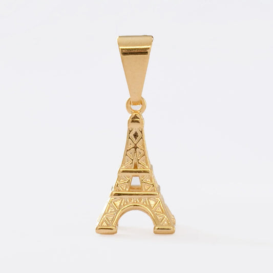 Dije Torre Eiffel en Oro Laminado