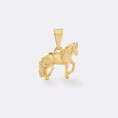 Dije Caballo en Oro Laminado