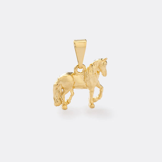 Dije Caballo en Oro Laminado