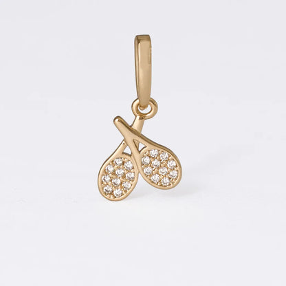 Dije Pádel en Oro Laminado