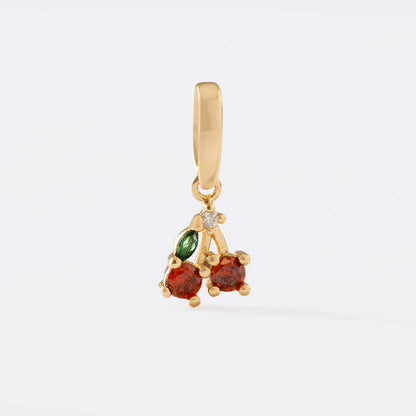 Dije Cherry en Oro Laminado