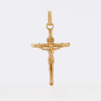 Dije INRI Redentor en Oro Laminado