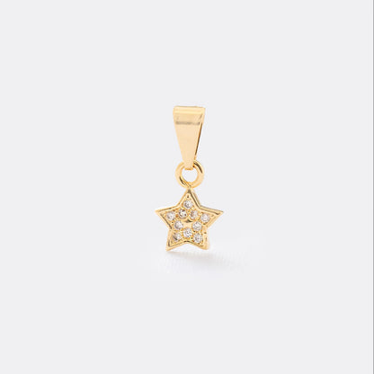Dije Little Star en Oro Laminado