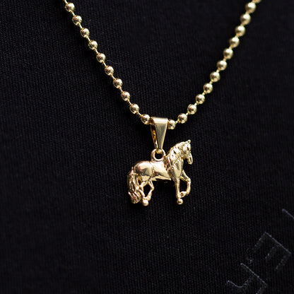 Dije Caballo en Oro Laminado