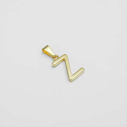 Dije Letras Z en Oro Laminado