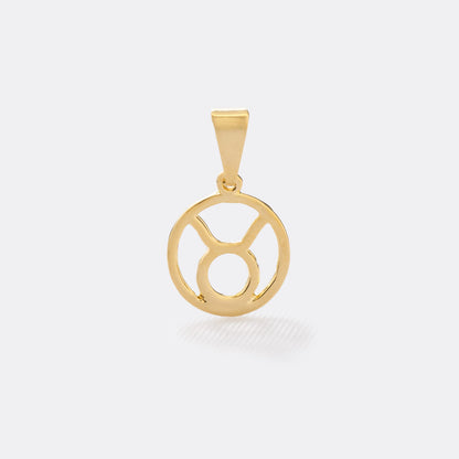 Dije Tauro en Oro Laminado