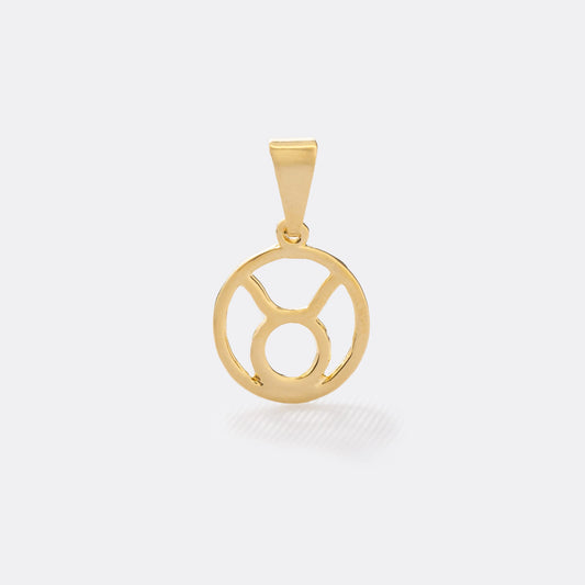 Dije Tauro en Oro Laminado