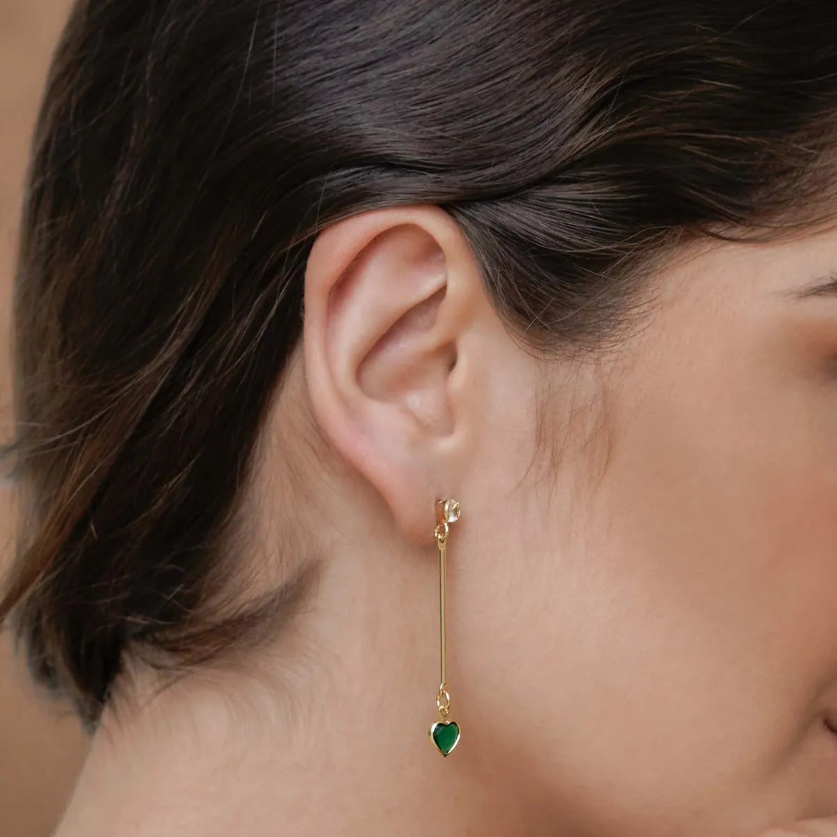 Topos Largos Love Oro Laminado