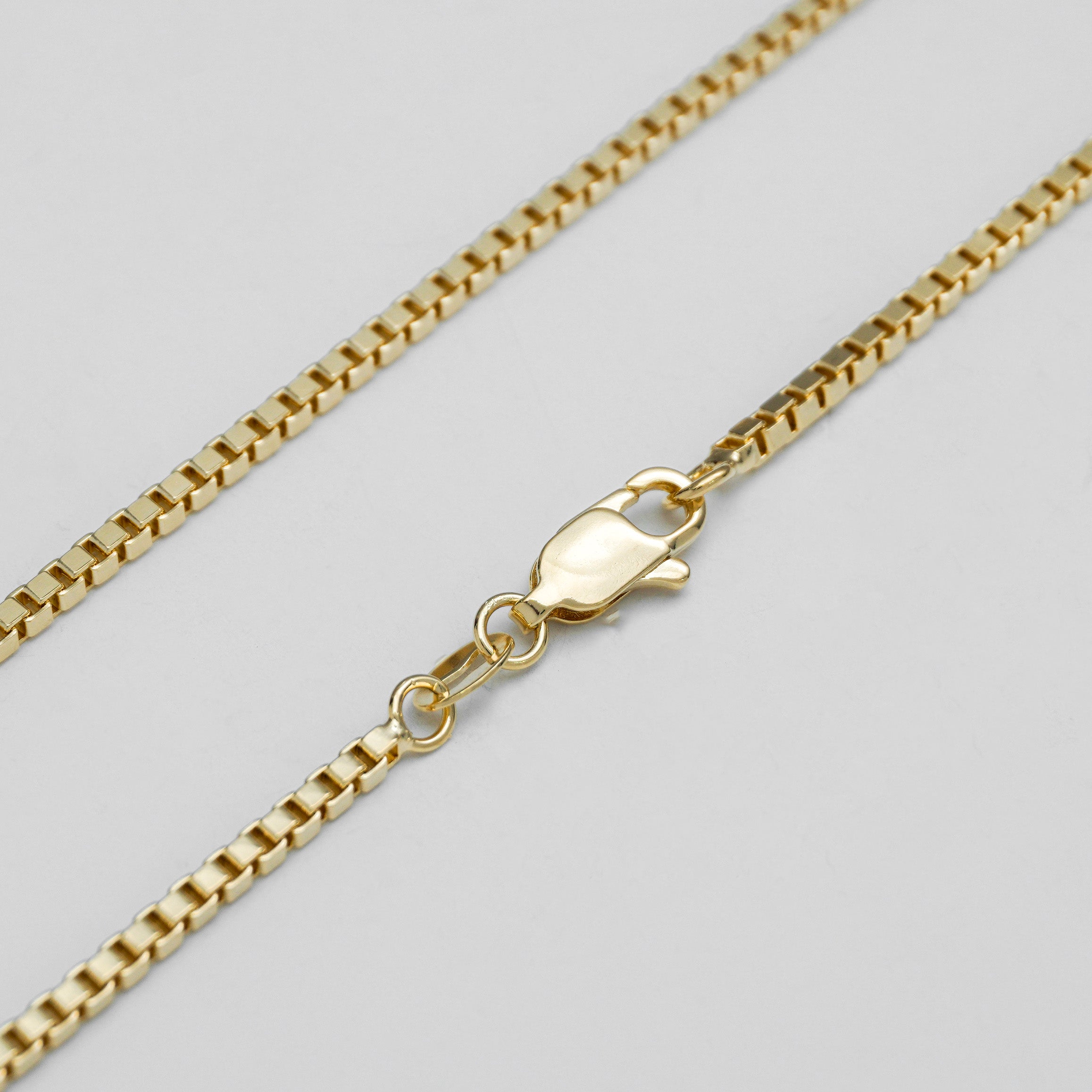 Cadena Veneciana Gruesa – 65 cm en Oro Laminado
