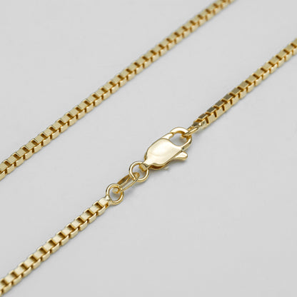 Cadena Veneciana Gruesa – 65 cm en Oro Laminado