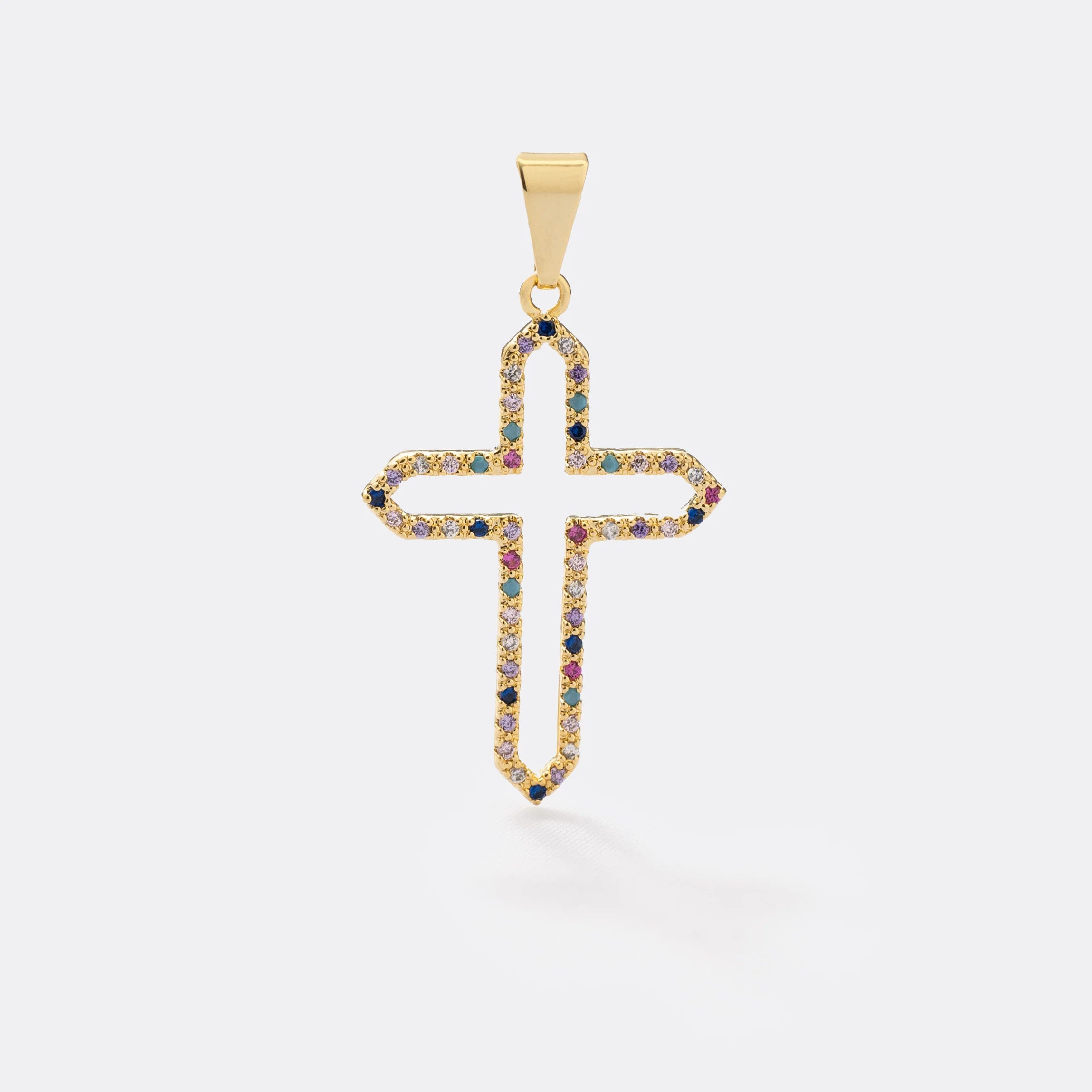 Dije Divine Grace en Oro Laminado