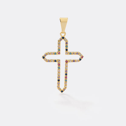 Dije Divine Grace en Oro Laminado