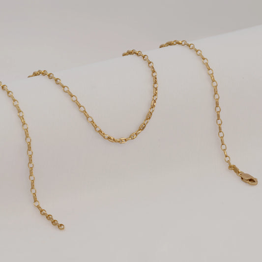Cadena G-cci IT 2.5 mm – 45 cm en Oro Laminado