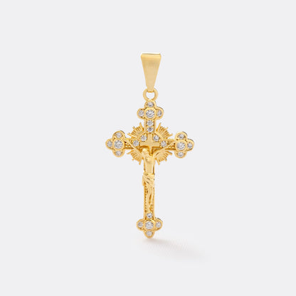 DIJE El Crucificado en Oro Laminado
